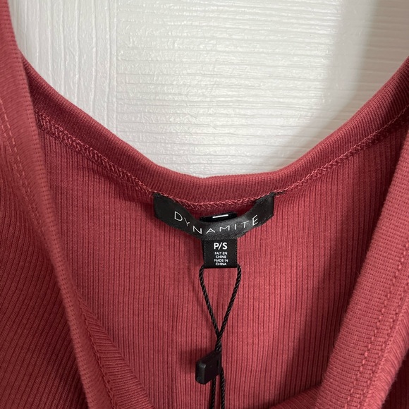 Dynamite Ribbed Tank Top - Picture 3 of 3